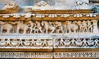 Frise animalière, temple de Jagadambi