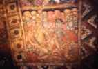 Peinture murale dans la cella, grotte 32