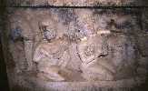 Grotte 6, mur gauche de la cella