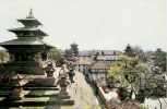 Durbar Square : au premier plan, le grand temple de Taleju
