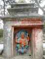 Le dieu Kartikeya, frère de Ganesh, sur son paon