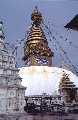 Enfin on arrive au stupa de Swayambhunath