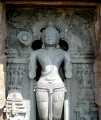 Le dieu Srya sur la face sud 