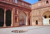 Le palais de l'empereur Jahangir en grs rouge, Fort Rouge d'Agra